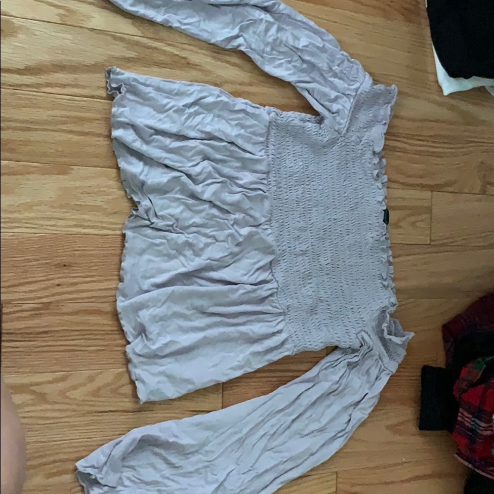 Off the shoulder shirt